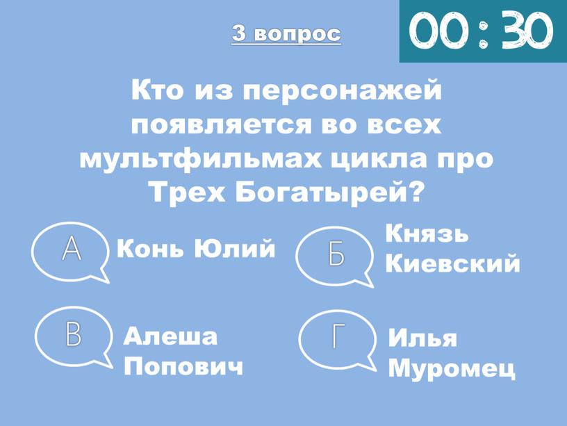 Кто из персонажей появляется во всех мультфильмах цикла про