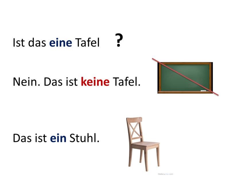 Ist das eine Tafel ? Nein