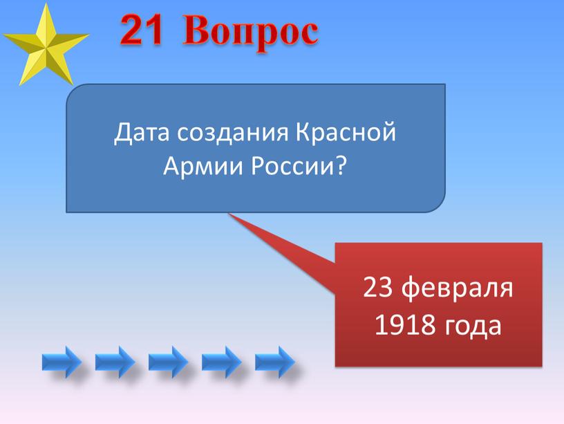 Дата создания Красной Армии России?