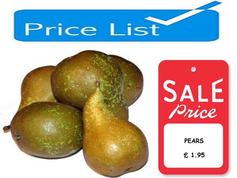 PEARS £ 1.95