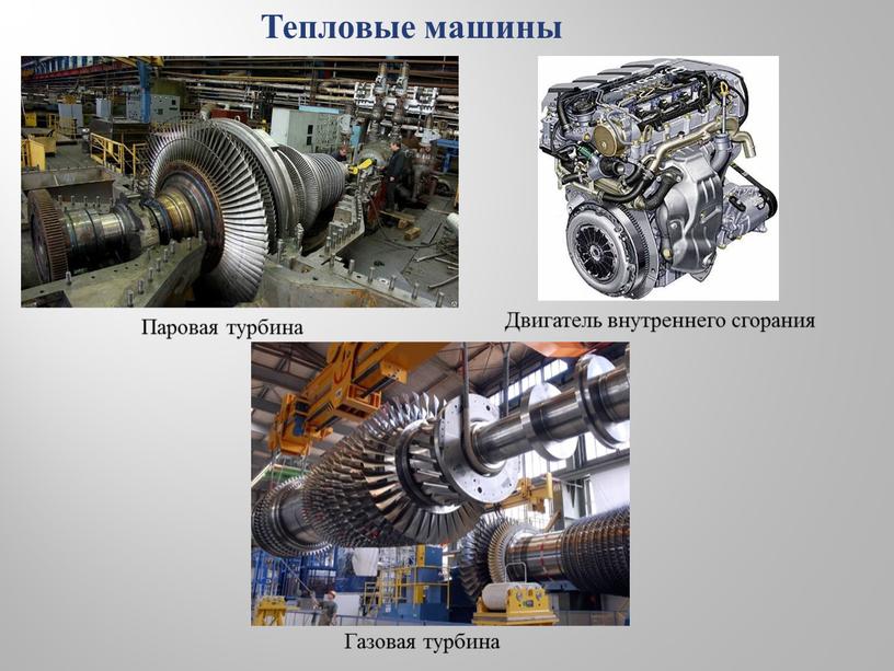 Тепловые машины Паровая турбина