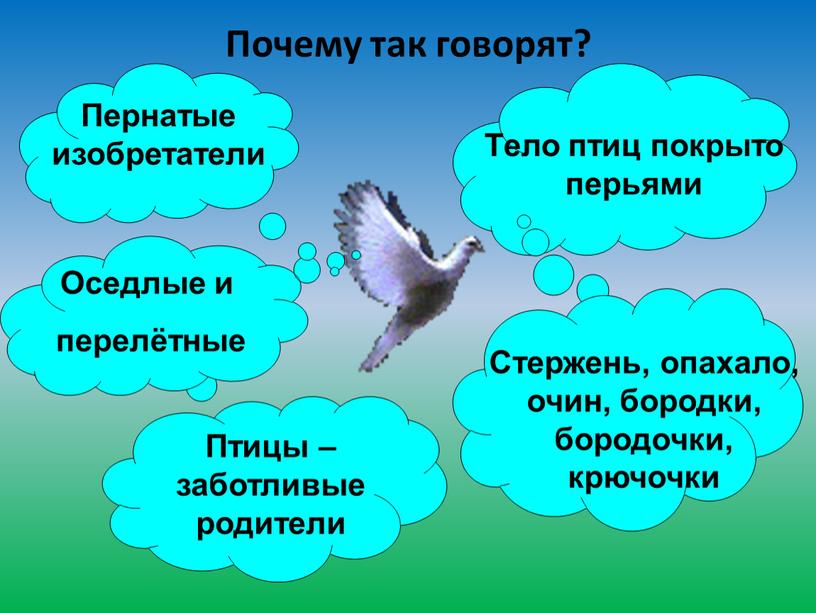 Почему так говорят?