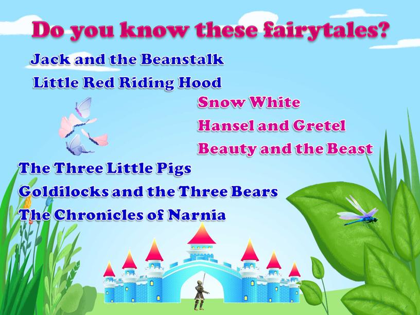 Do you know these fairytales?