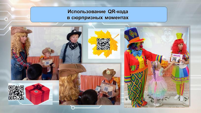 Использование QR-кода в сюрпризных моментах