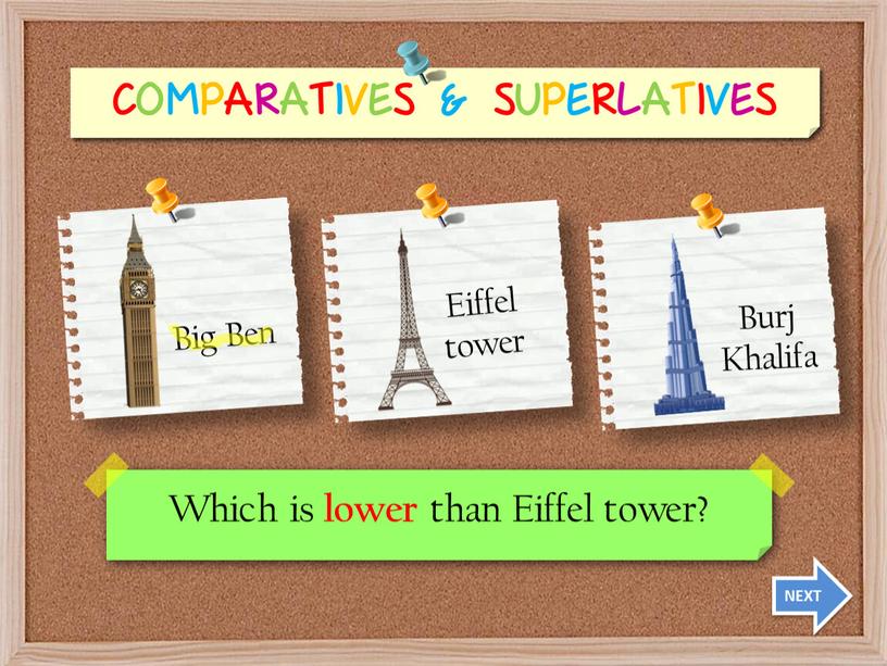 Which is lower than Eiffel tower?
