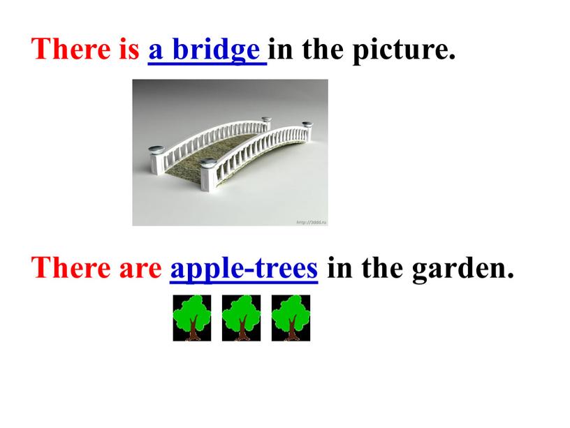 There is a bridge in the picture