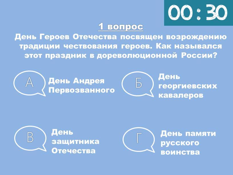 День Героев Отечества посвящен возрождению традиции чествования героев