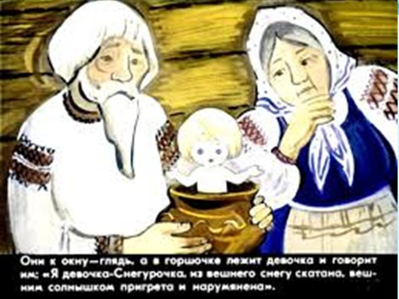 Слово и предложение.  В.И.Даль «Снегурочка»