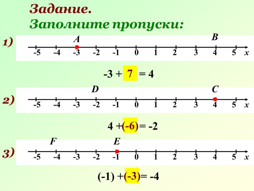 Задание. Заполните пропуски: 1)