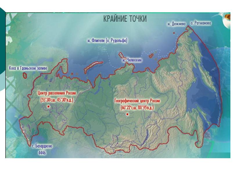 Презентация по географии на тему "Географическое положение России" ( 8 класс)