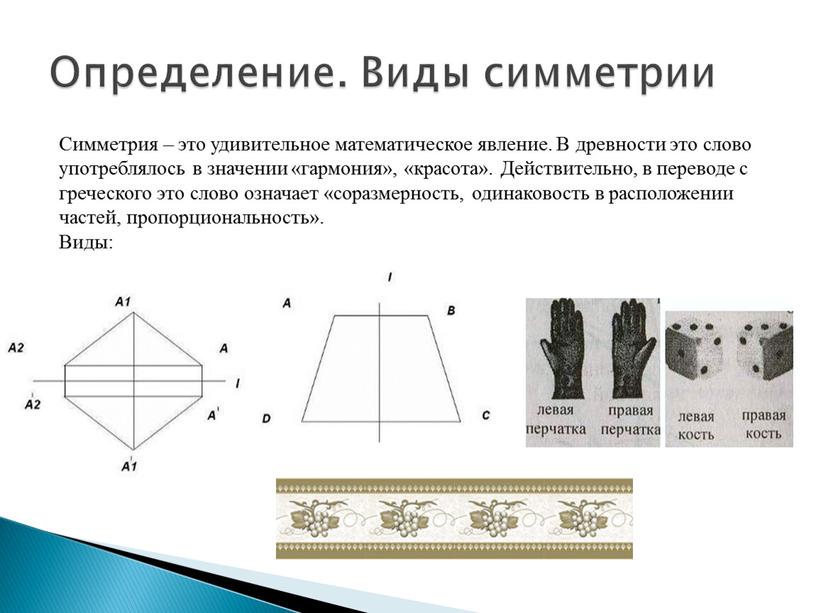 Симметрия – это удивительное математическое явление