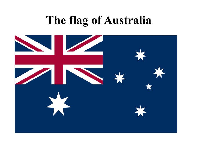 The flag of Australia