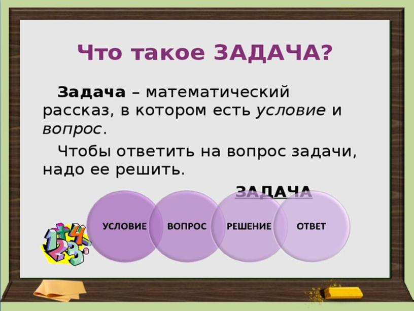 Презентация: "Задачи и виды задач"