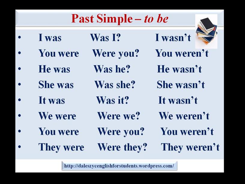 Past SIMPLE  was/were