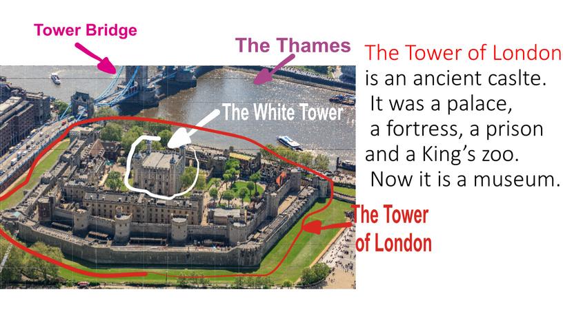 The Tower of London is an ancient caslte
