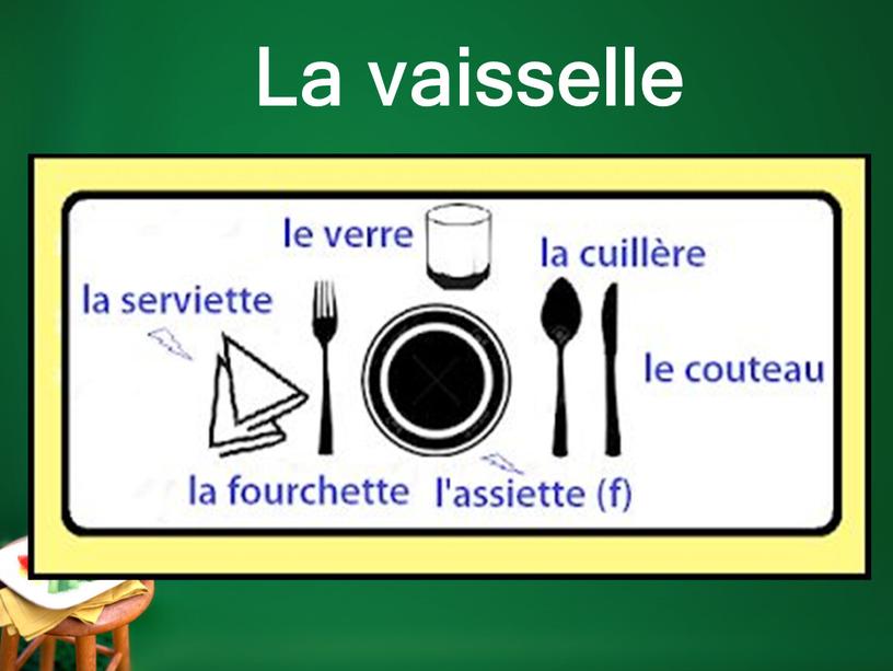 La vaisselle