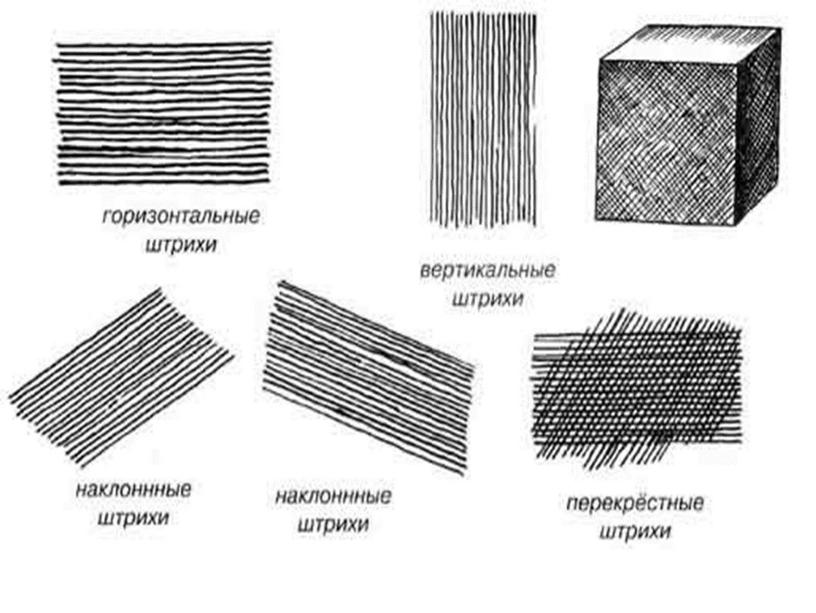 Виды штриховок в академическом рисунке