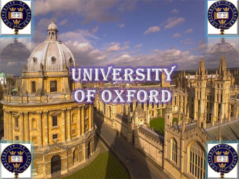 UNIVERSITY OF OXFORD