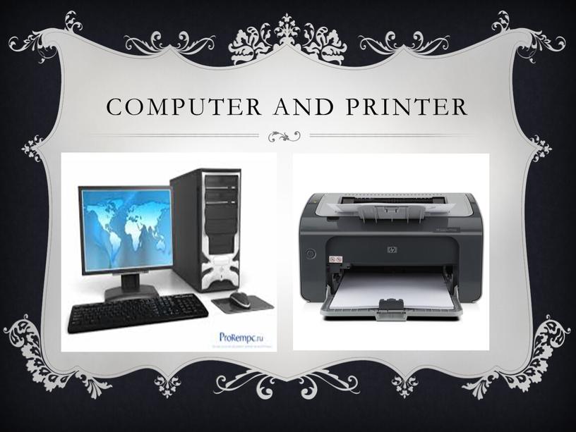 Computer and printer