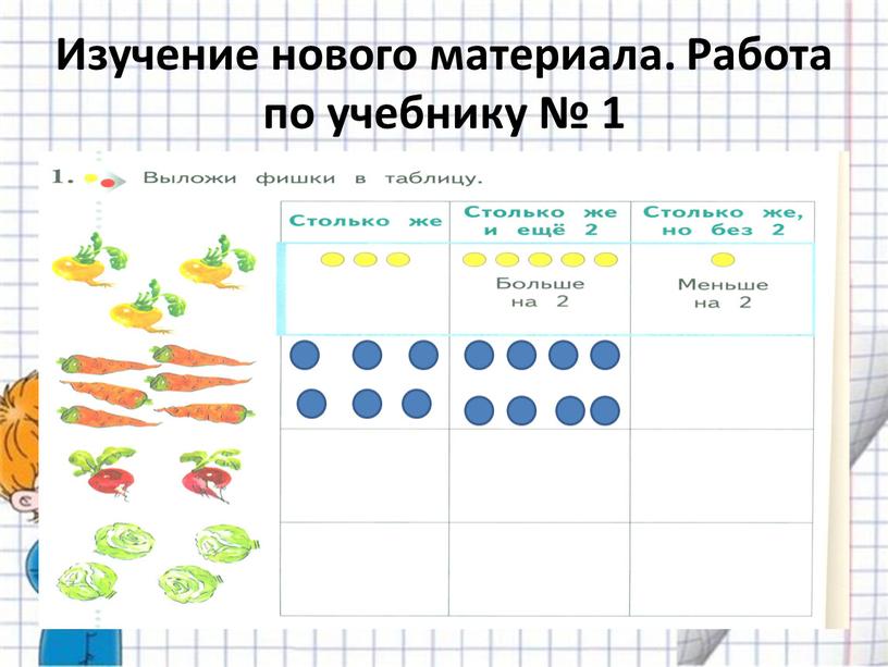 Изучение нового материала. Работа по учебнику № 1