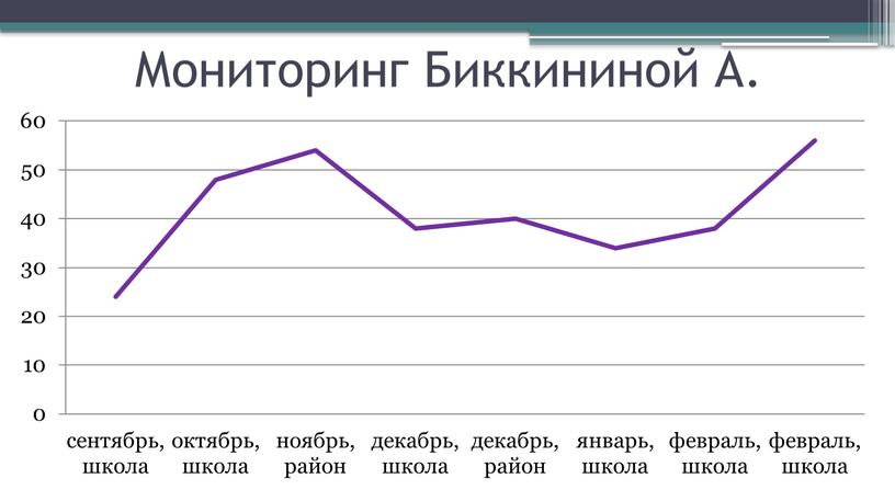 Мониторинг Биккининой А.