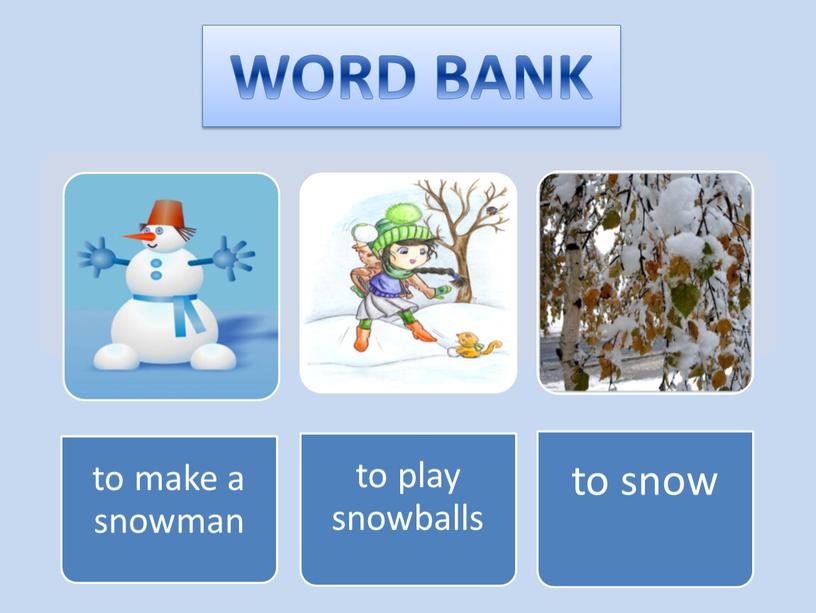 WORD BANK