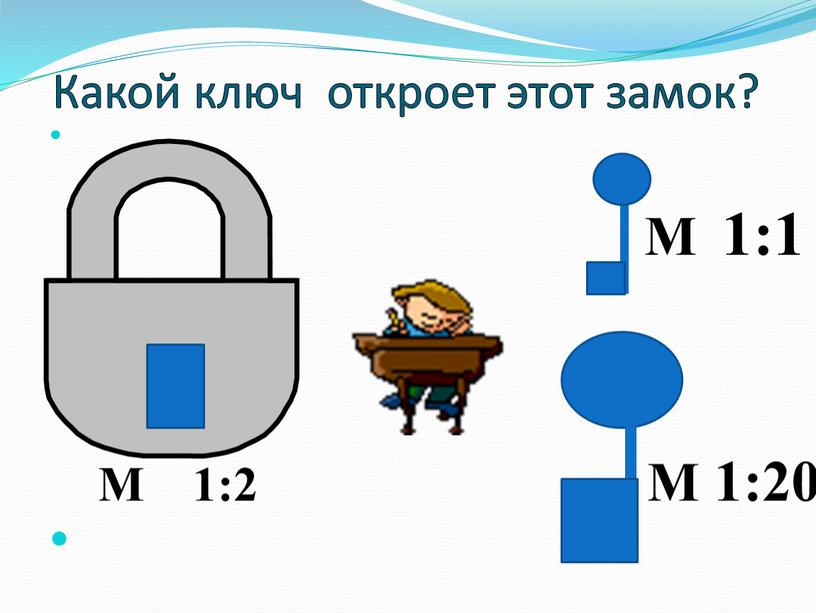 Какой ключ откроет этот замок?