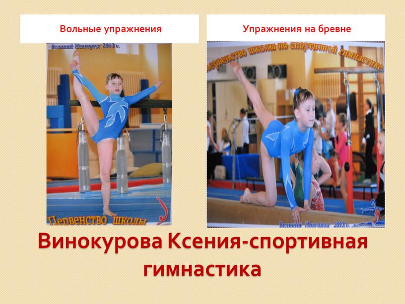 Винокурова Ксения-спортивная гимнастика