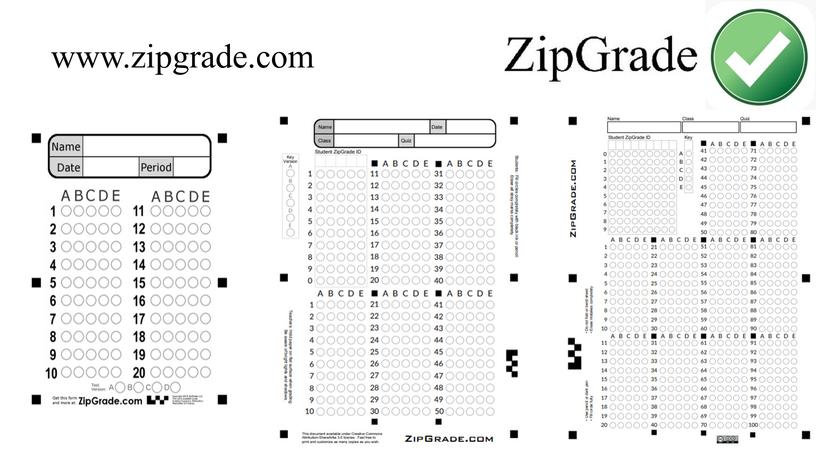 Использование приложения ZipGrade на уроках