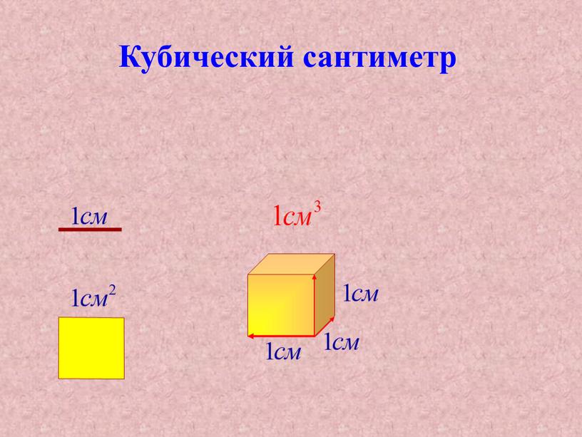 Кубический сантиметр