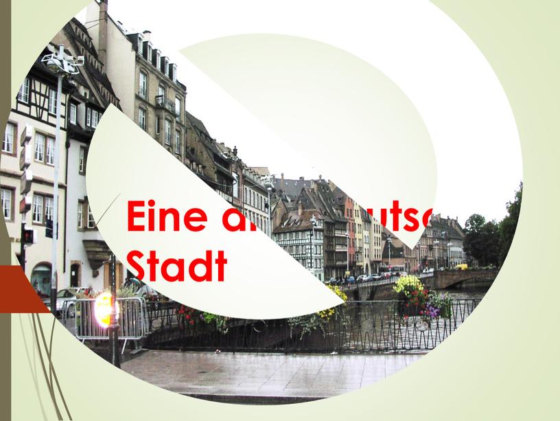 Eine alte deutsche Stadt