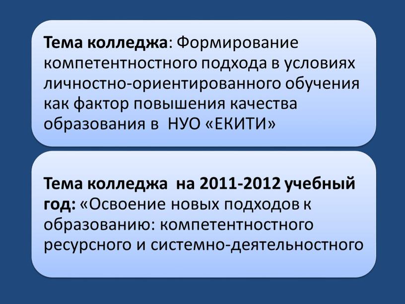 Пед.совет "Компетентность личности – основа самореализации учащихся в образовательном процессе"