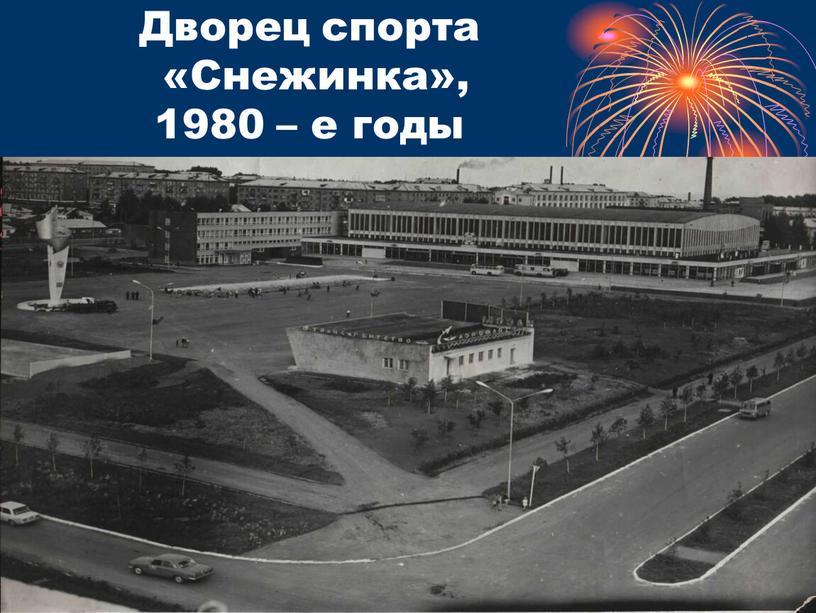 Дворец спорта «Снежинка», 1980 – е годы