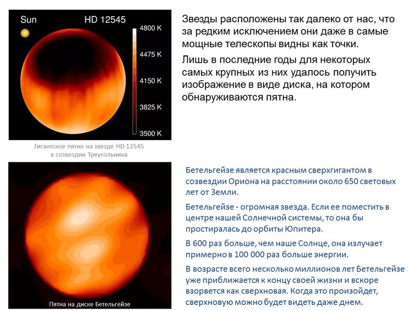 Картинка размеры звезд