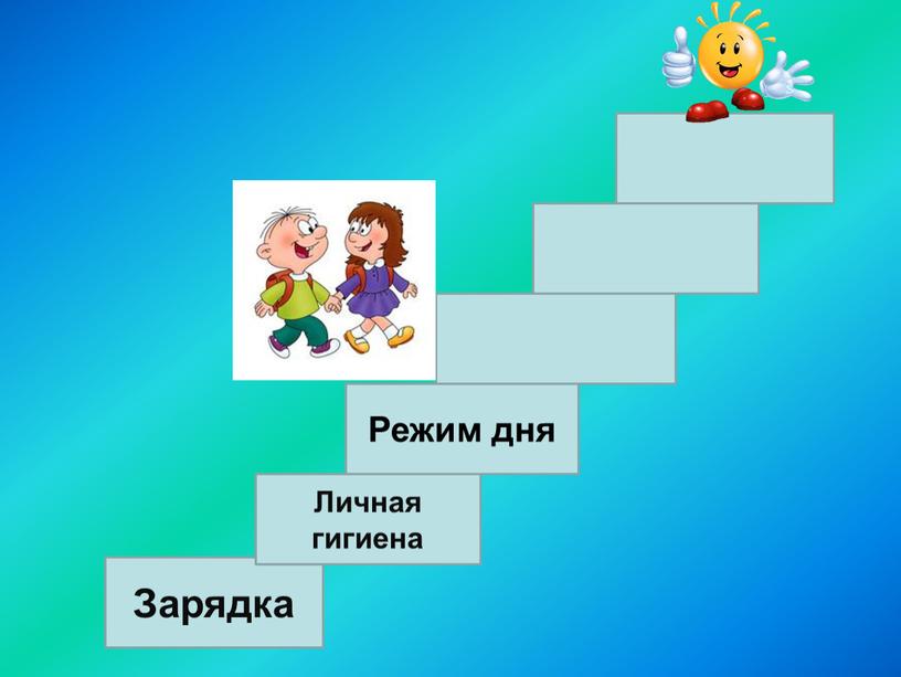 Зарядка Личная гигиена Режим дня