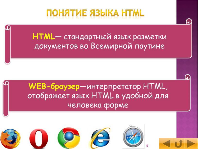 HTML — стандартный язык разметки документов во