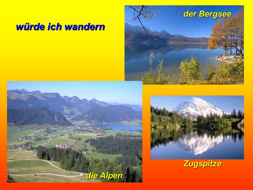 Alpen die Alpen die Alpen der