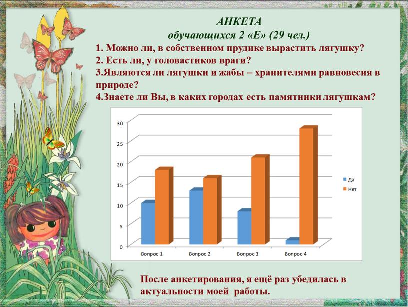 АНКЕТА обучающихся 2 «Е» (29 чел