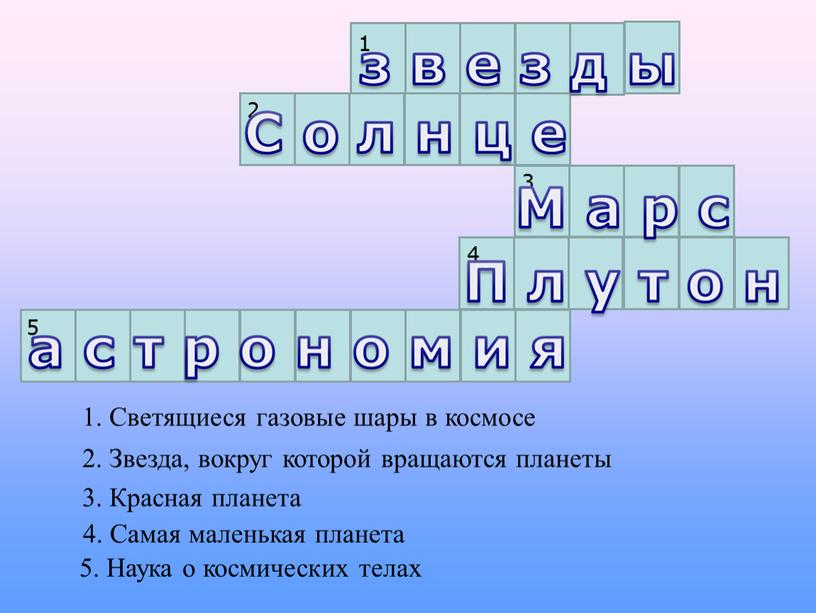 Светящиеся газовые шары в космосе 2