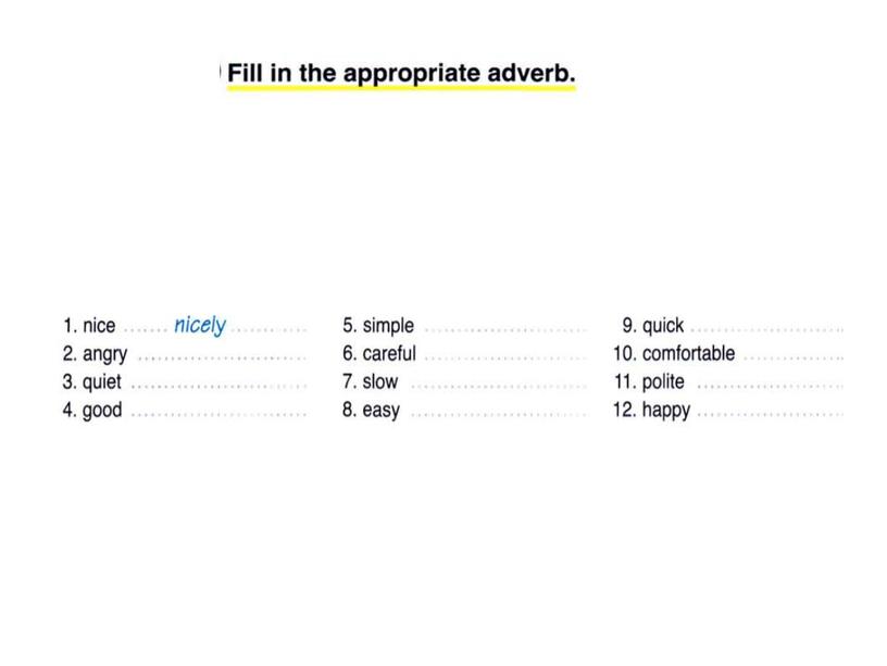 47 Adjectives. Adverbs. 7 class