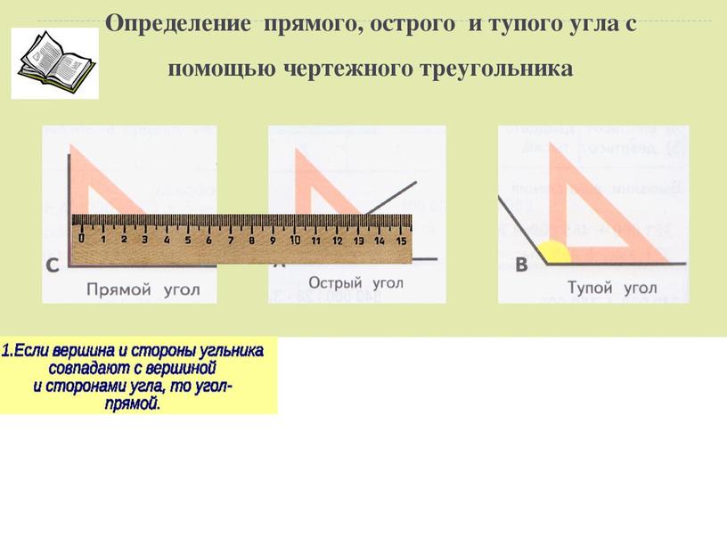 Урок математики 4 класс  "Угол и его обозначение. Виды углов"