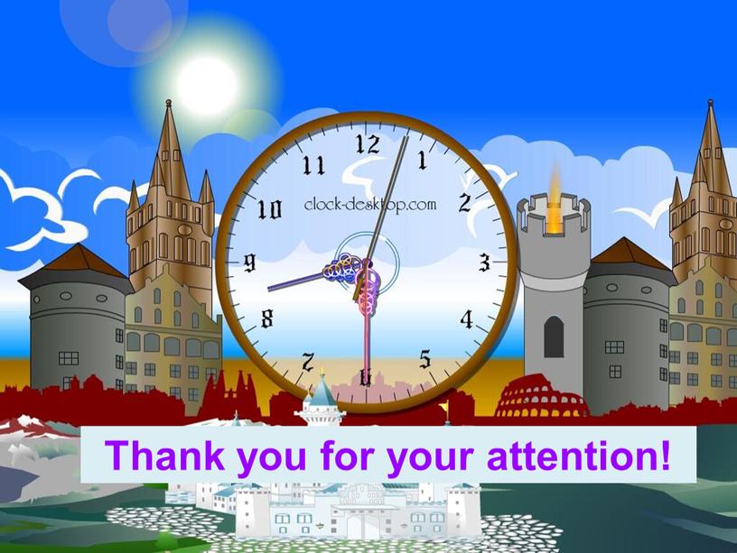 Thank you for your attention!