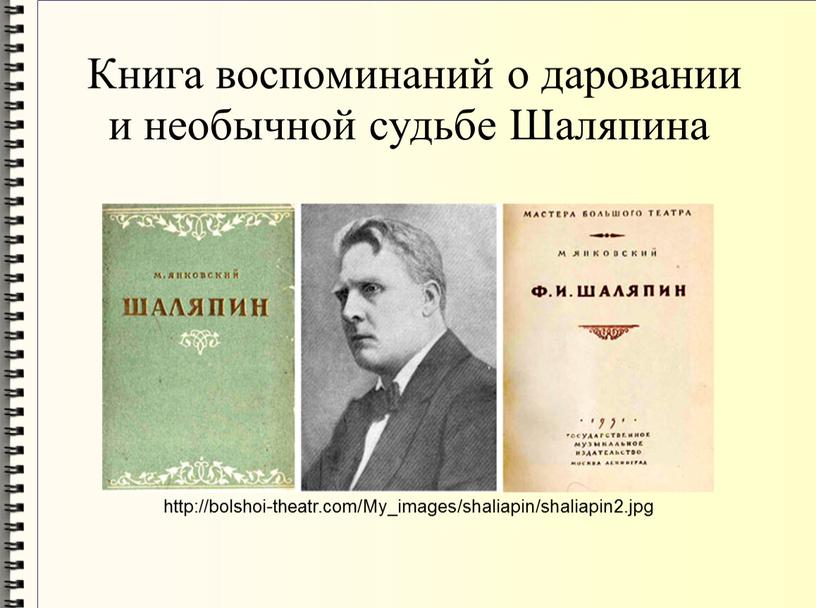 Книга воспоминаний о даровании и необычной судьбе