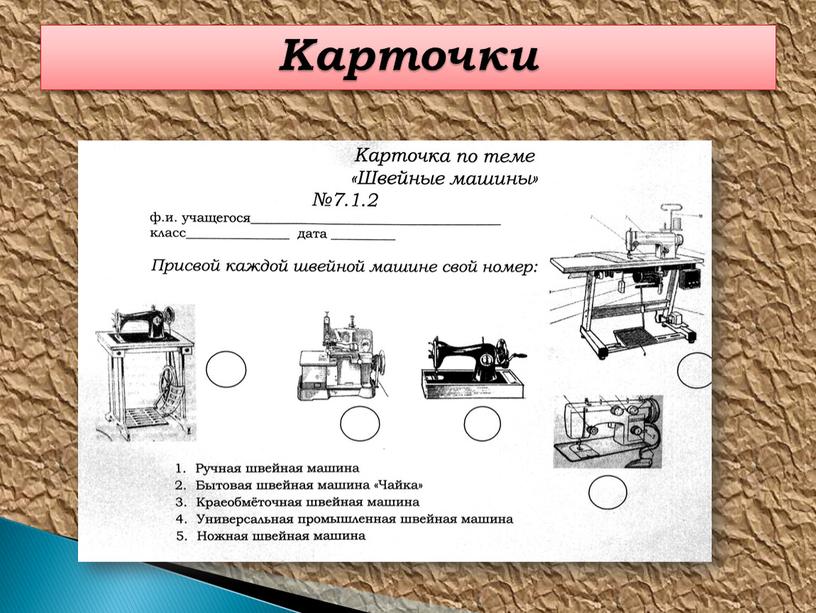 Карточки