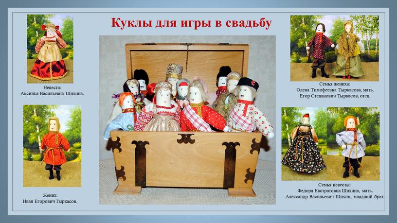 Куклы для игры в свадьбу Невеста: