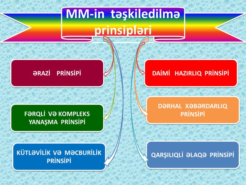 MM-in təşkiledilmə prinsipləri ƏRAZİ