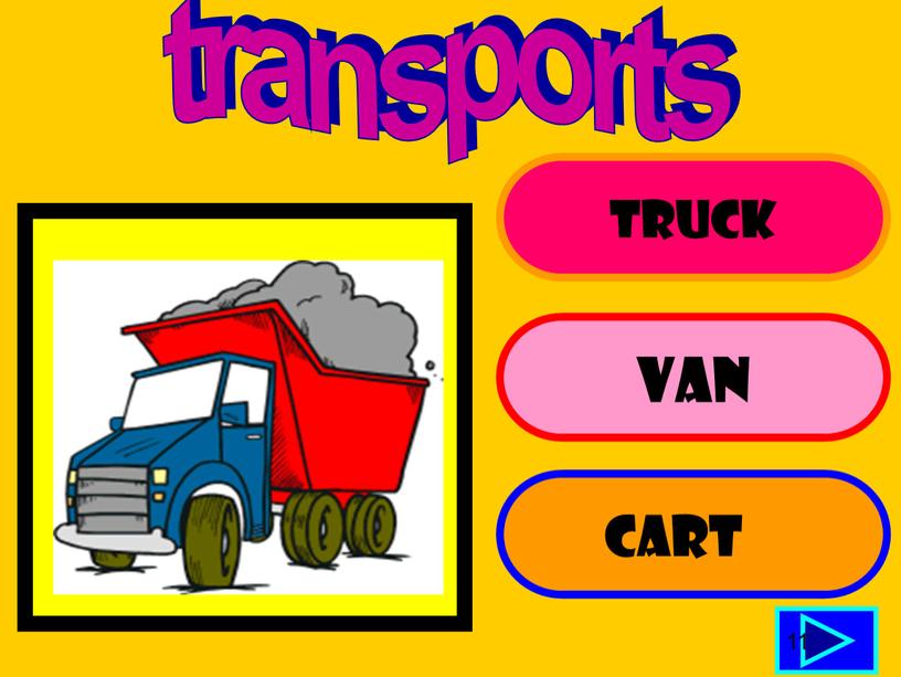 TRUCK VAN CART 11 transports
