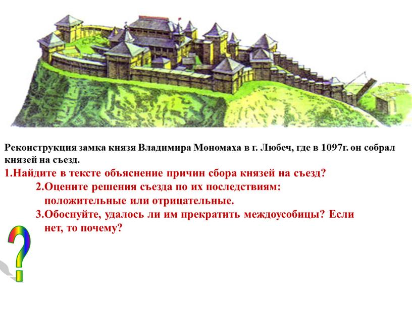 Реконструкция замка князя Владимира