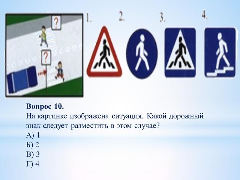 Вопрос 10. На картинке изображена ситуация