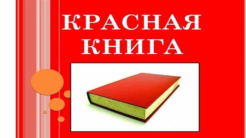 Презентация "Красная книга".